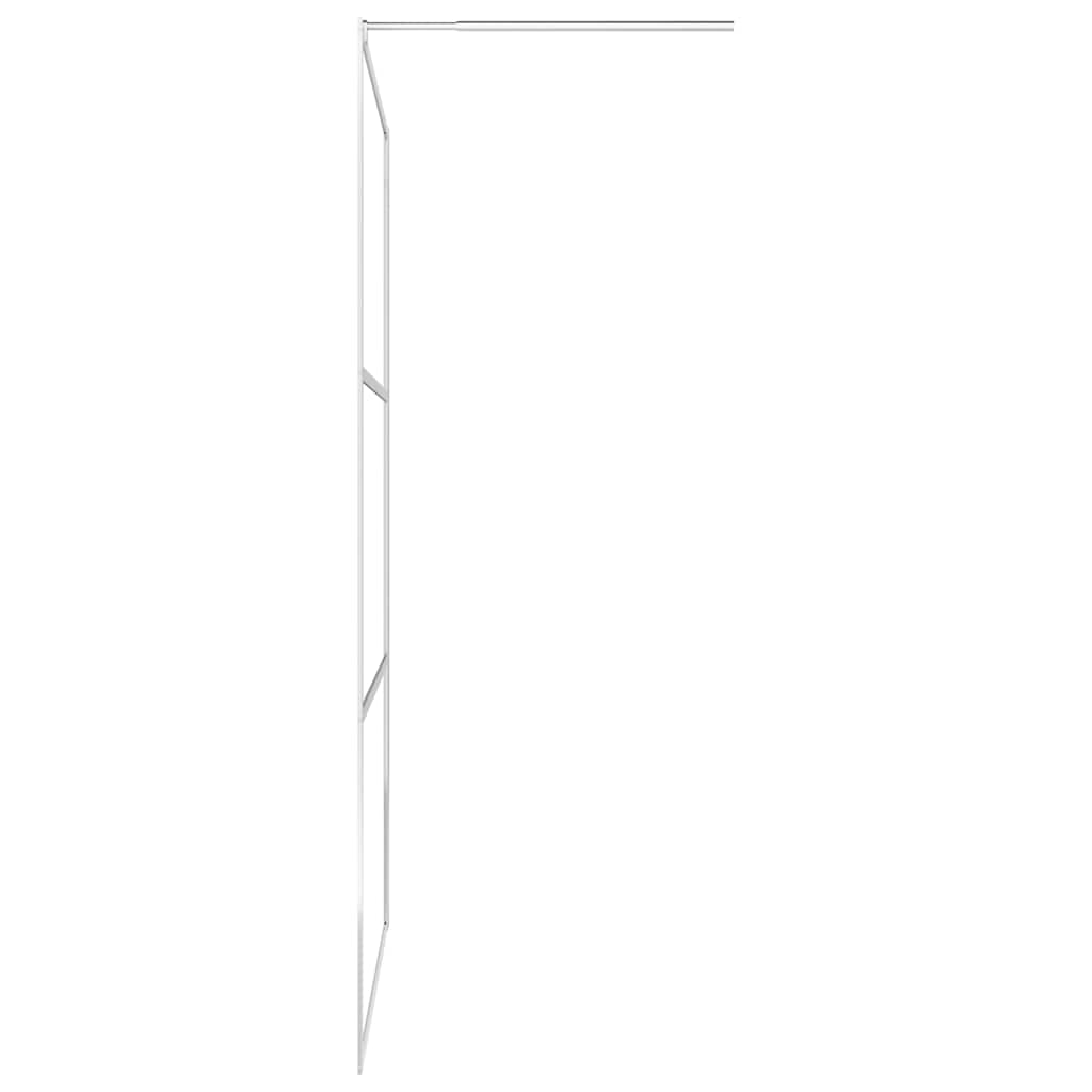 Pregrada za tuširanje s cijelim mutnim staklom ESG 140 x 195 cm