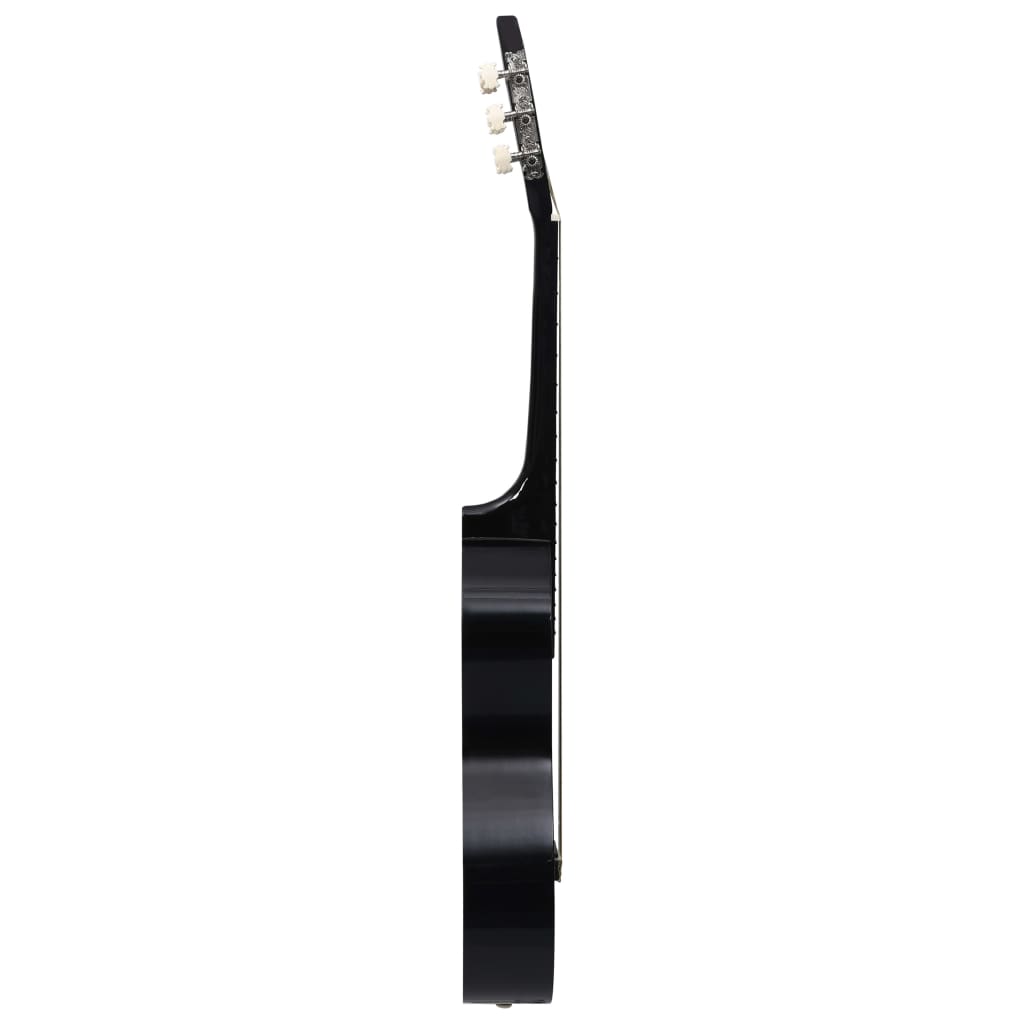 Klasična gitara za početnike i djecu s torbom crna 1/2 34 "