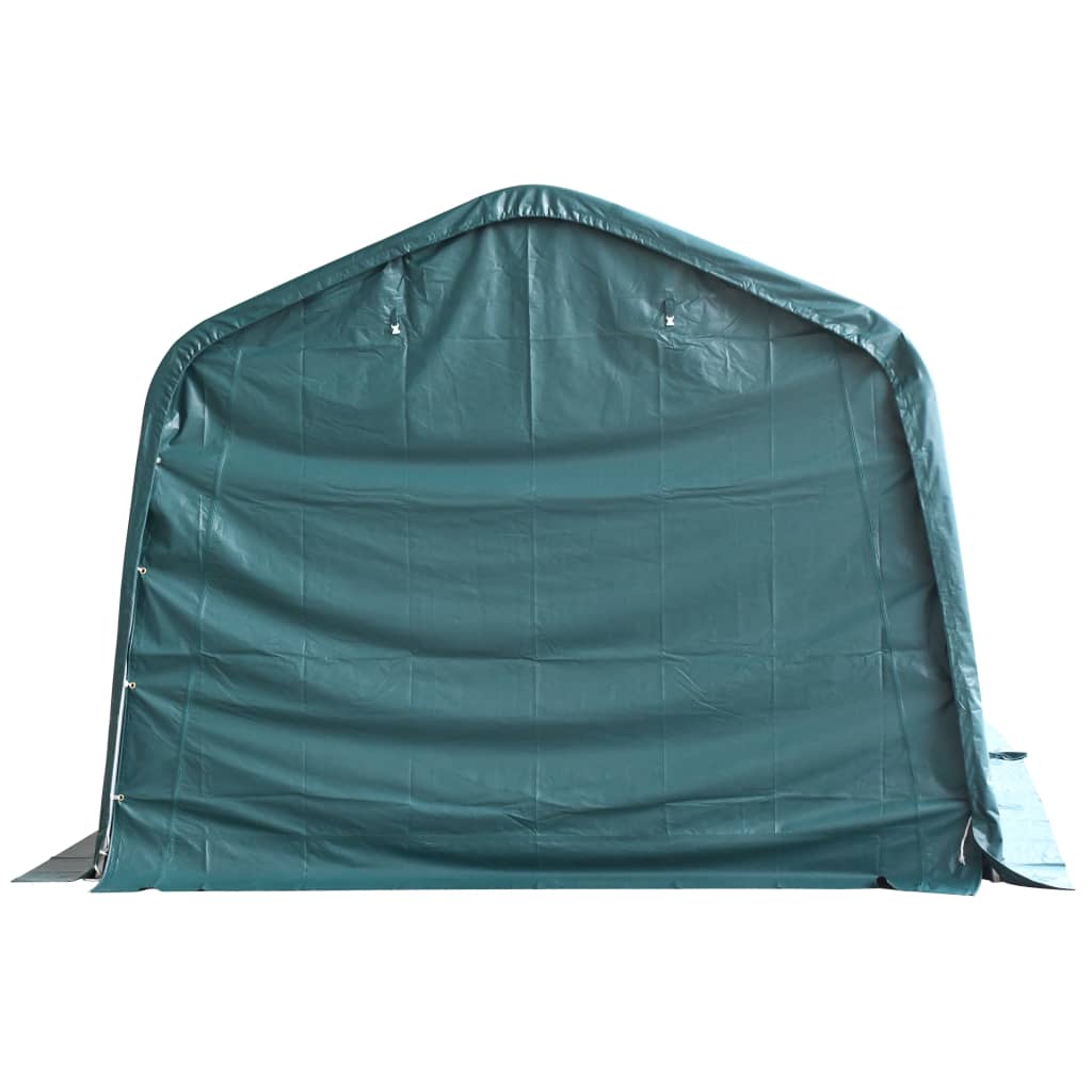 Uklonjivi šator za stoku PVC 550 g/m² 3,3 x 3,2 m tamnozeleni