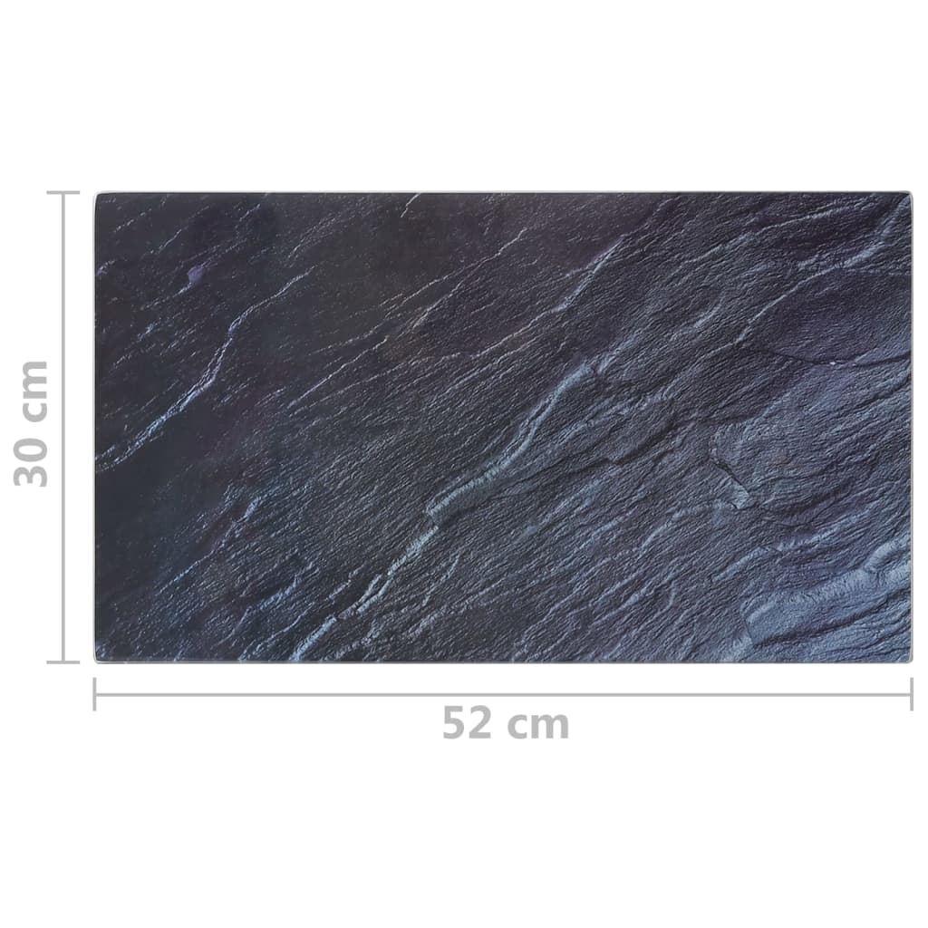Daske za rezanje 2 kom s uzorkom kamena od kaljenog stakla