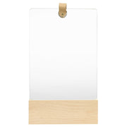 322802  Wall Mirror Solid Pinewood 23x39,5 cm