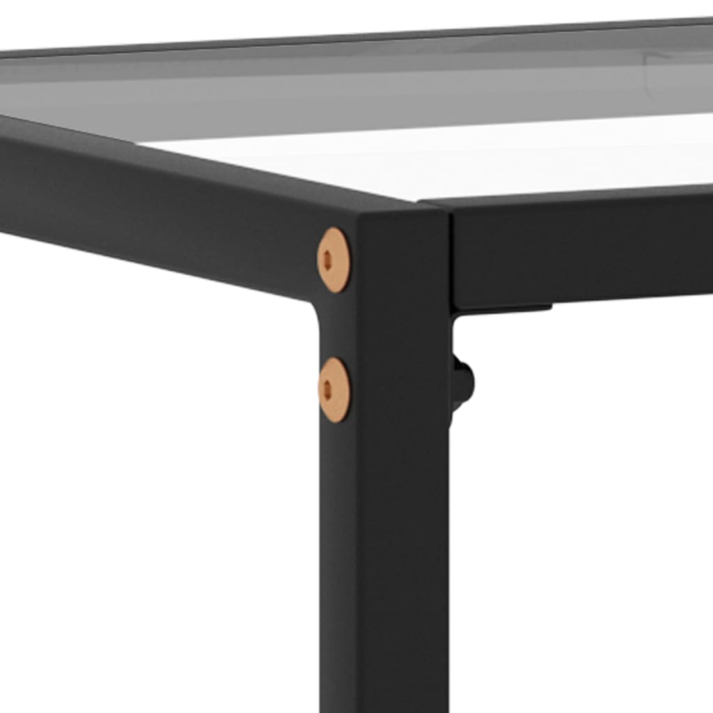 Konzolni stol prozirni 120 x 35 x 75 cm od kaljenog stakla