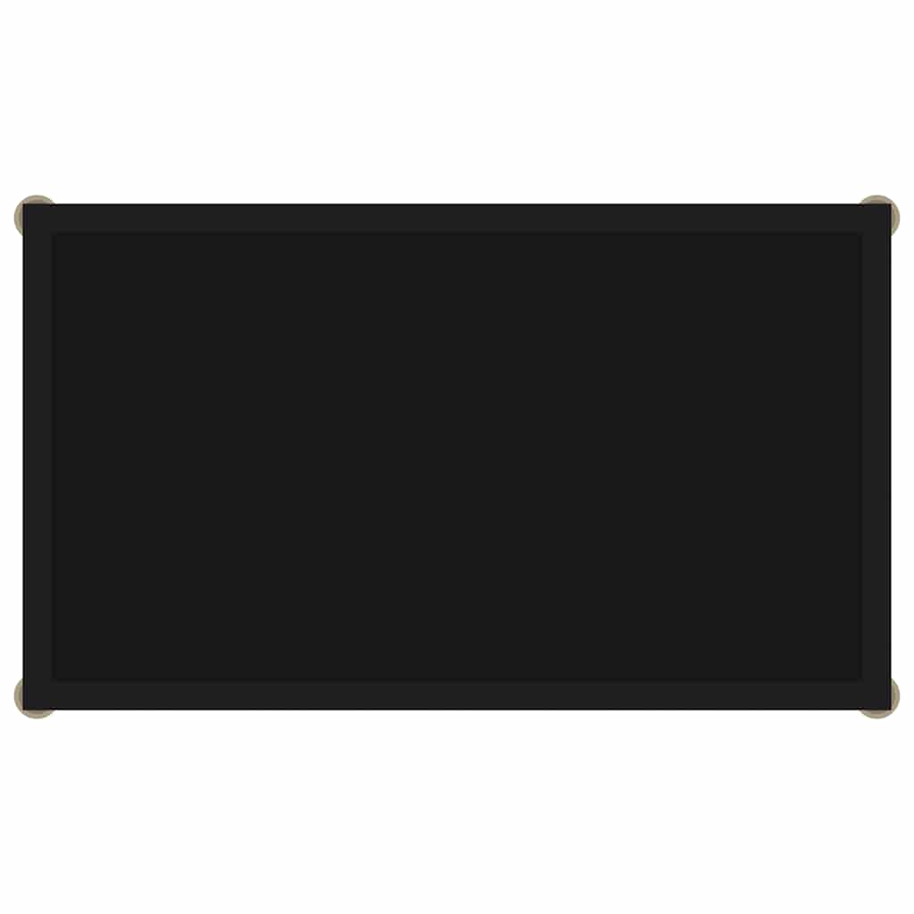 Konzolni stol crni 60 x 35 x 75 cm od kaljenog stakla