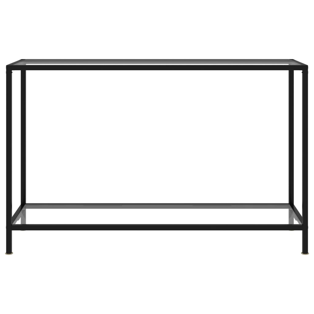 Konzolni stol prozirni 120 x 35 x 75 cm od kaljenog stakla