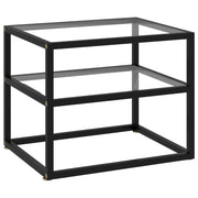 Konzolni stol prozirni 50 x 40 x 40 cm od kaljenog stakla