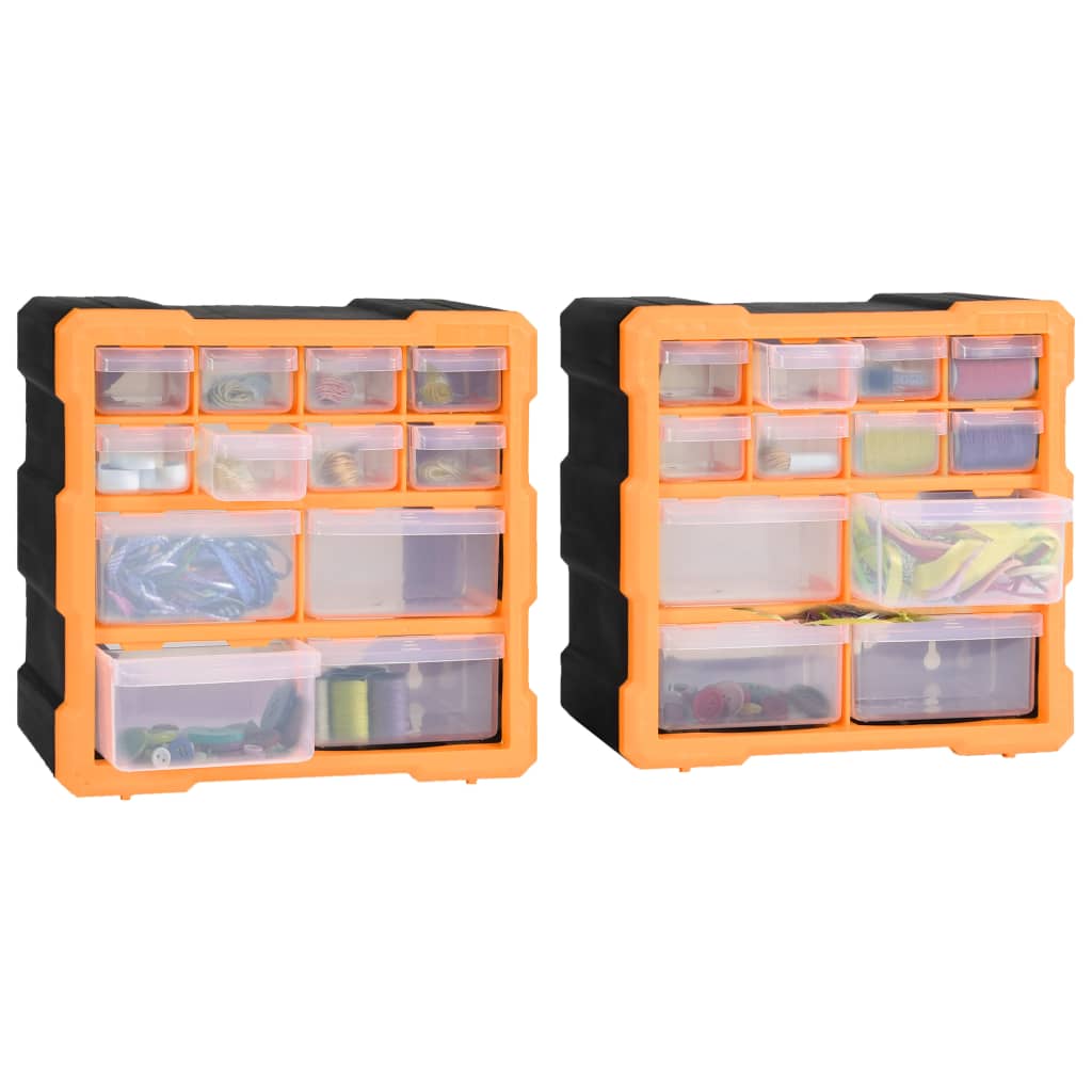 Organizatori s 12 ladica 2 kom 26,5 x 16 x 26 cm