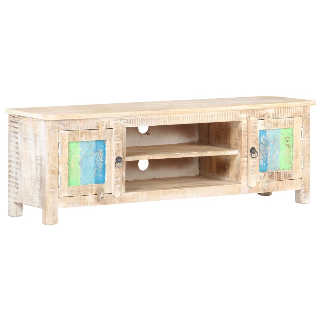 TV ormarić 120 x 30 x 40 cm od grubog bagremovog drva