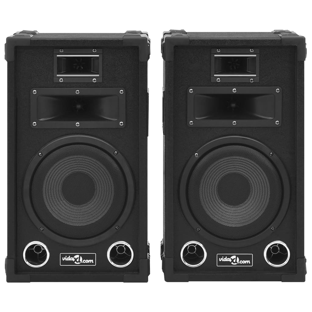 Profesionalni pasivni scenski zvučnici HiFi 2 kom 800 W crni