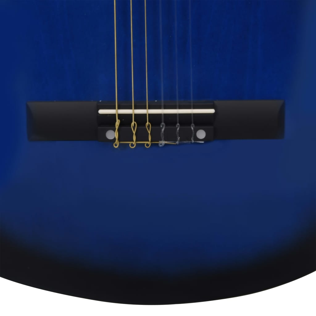 Klasična gitara za početnike s torbom plava 3/4 36 "