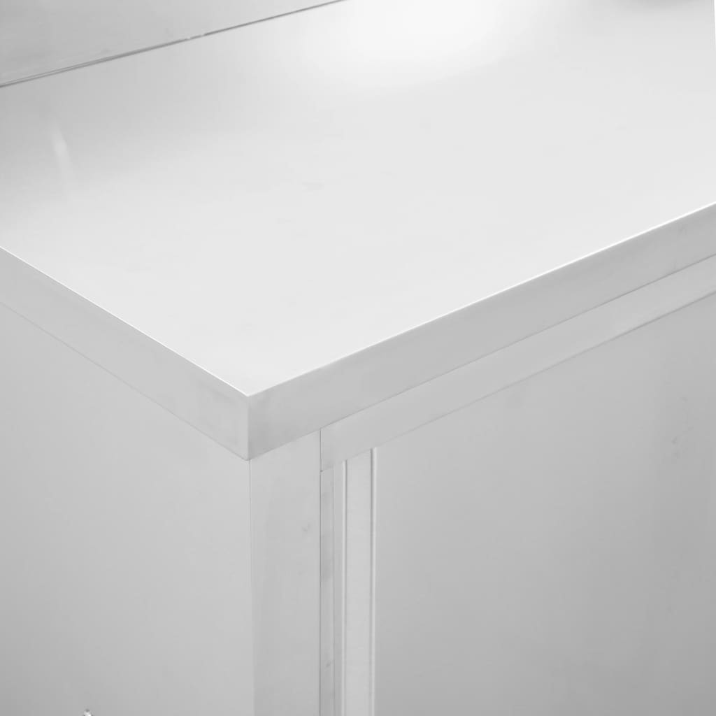 Radni stolovi s kliznim vratima 2 kom 240x50x(95-97)cm cm čelik