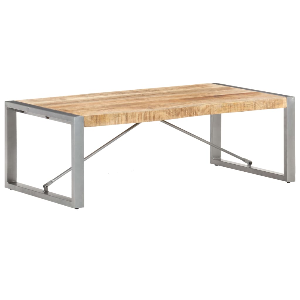 Stolić za kavu 120 x 60 x 40 cm od grubog drva manga