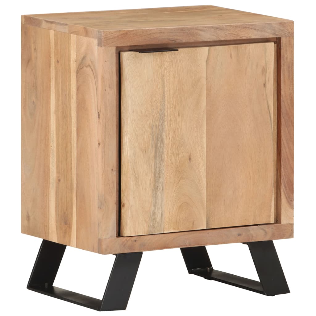 Noćni ormarić 40x30x50 cm masivno bagremovo drvo sa živim rubom