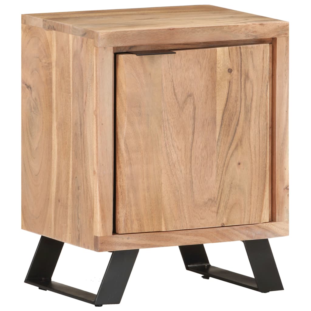 Noćni ormarić 40x30x50 cm masivno bagremovo drvo sa živim rubom