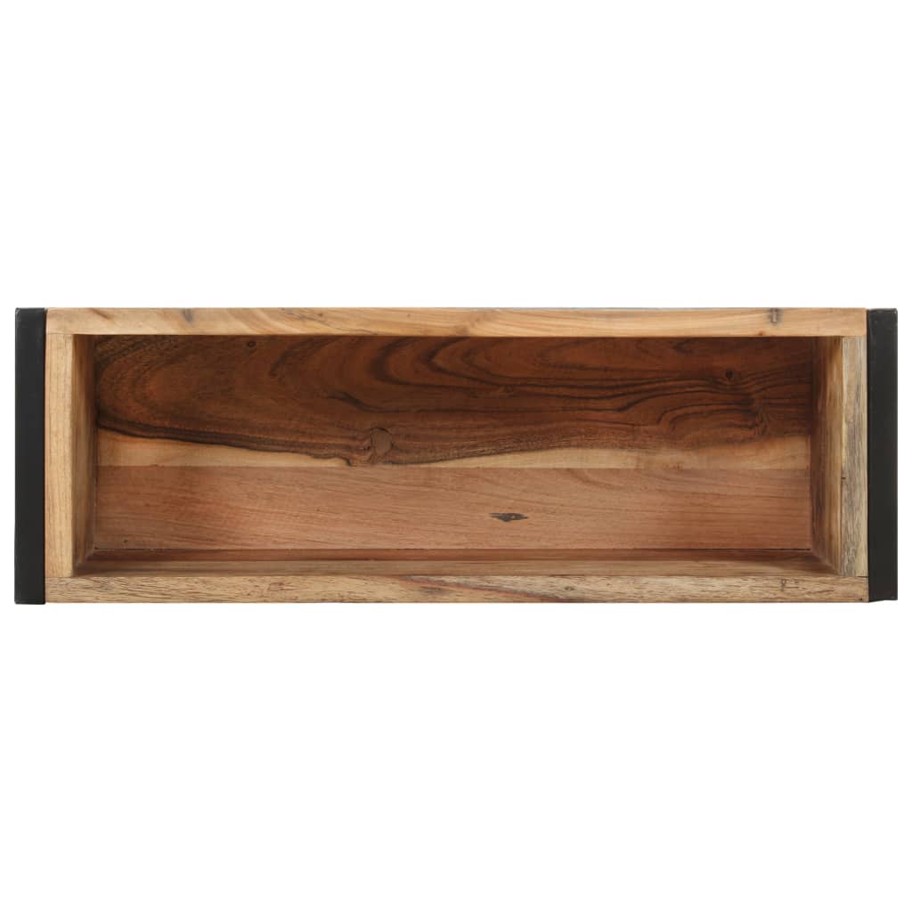 Posuda za sadnju 60 x 20 x 68 cm od masivnog obnovljenog drva