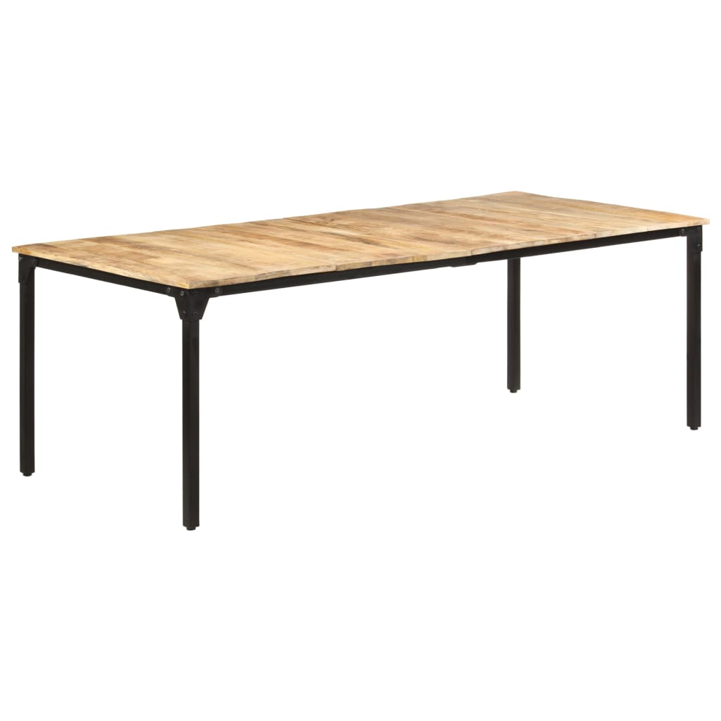 Blagovaonski stol 220 x 100 x 76 cm od grubog drva manga