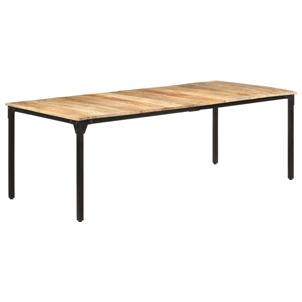 Blagovaonski stol 220 x 100 x 76 cm od grubog drva manga