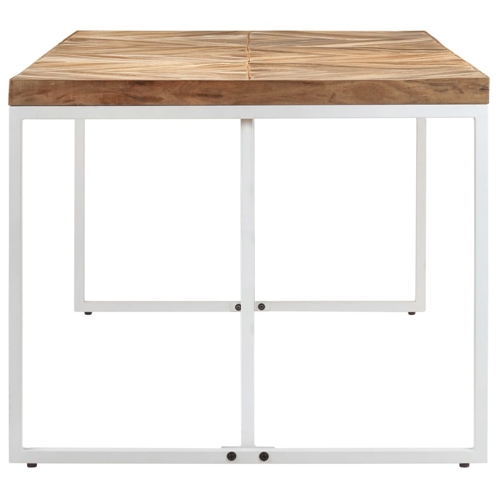 Blagovaonski stol 180 x 90 x 76 cm masivno drvo bagrema i manga