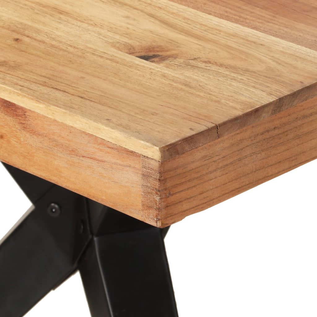 Blagovaonski stol 200 x 90 x 76 cm od masivnog drva bagrema