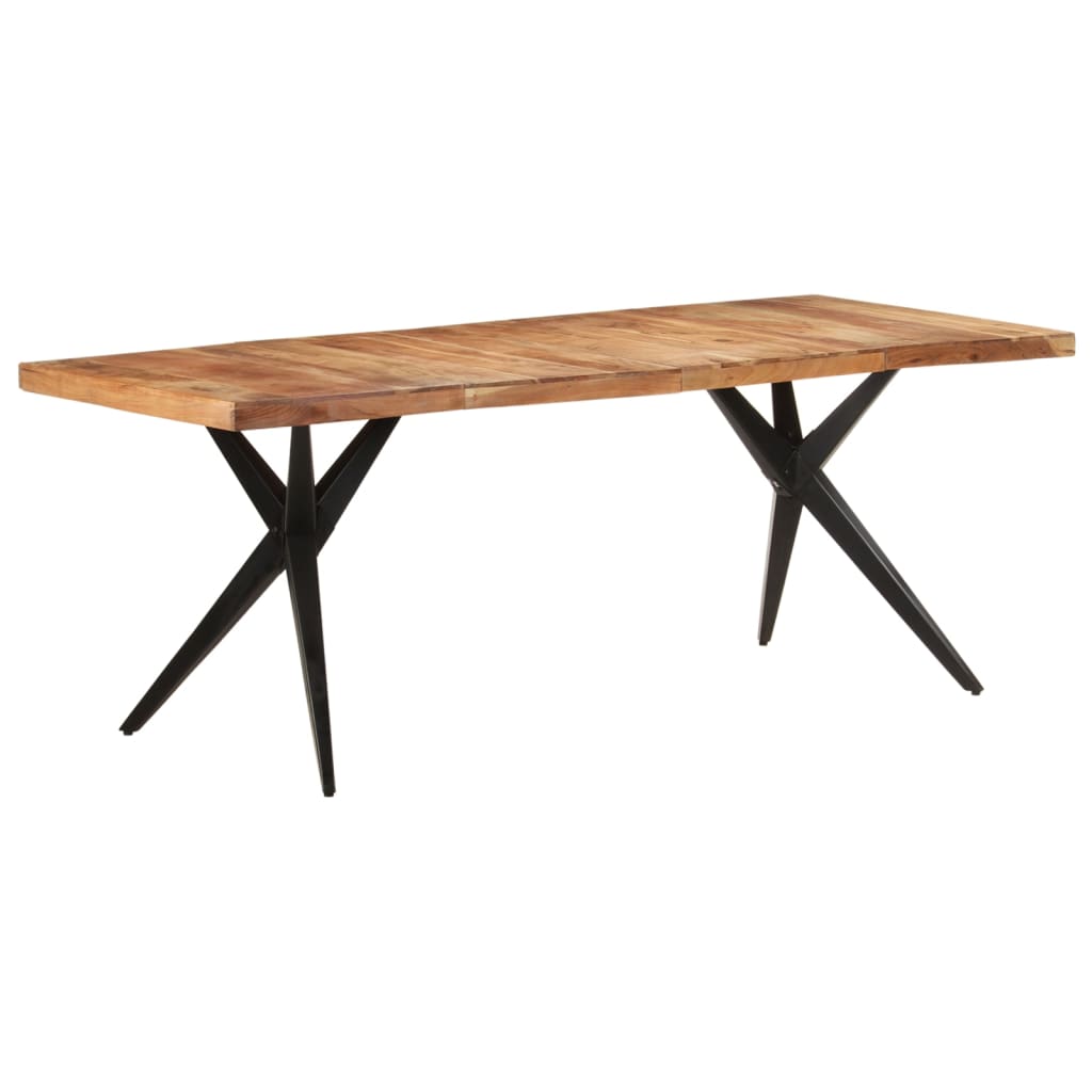 Blagovaonski stol 200 x 90 x 76 cm od masivnog drva bagrema