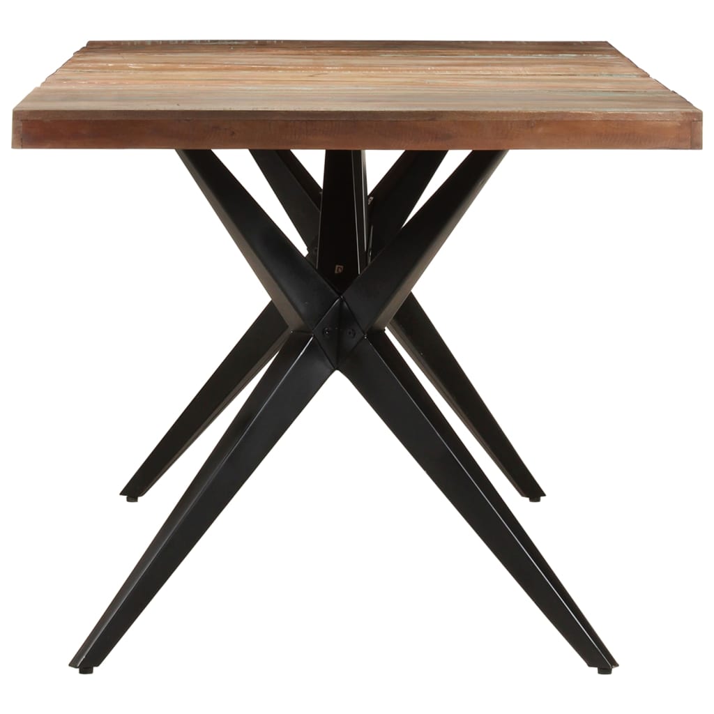 Blagovaonski stol 200 x 90 x 76 cm od masivnog obnovljenog drva