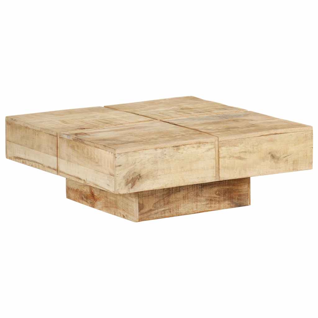 Stolić za kavu 80 x 80 x 28 cm od masivnog drva manga