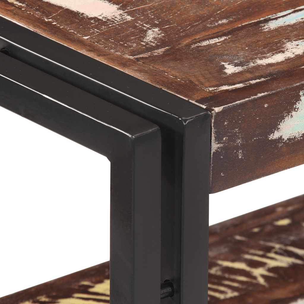 Konzolni stol 90 x 30 x 75 cm od masivnog obnovljenog drva