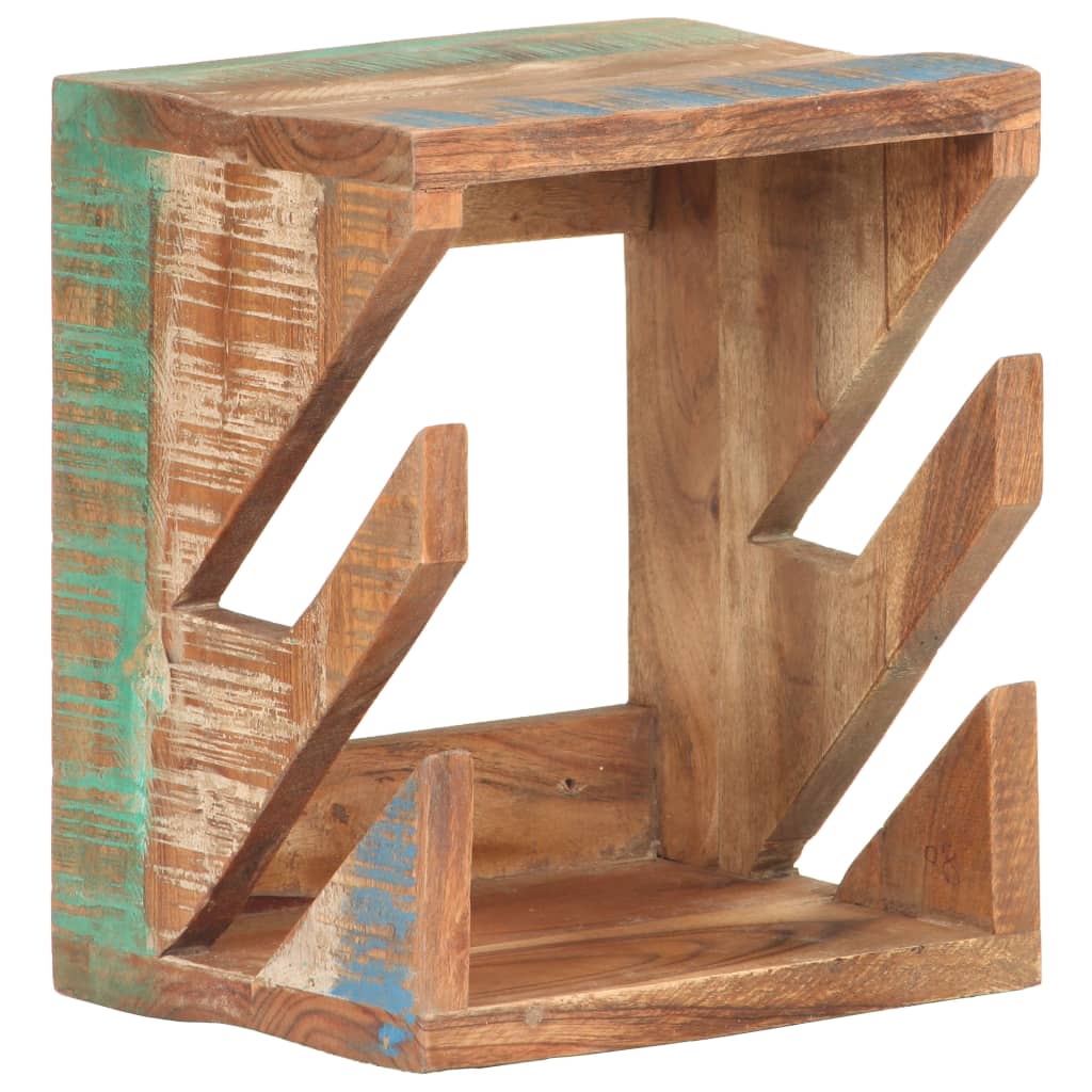 Zidni držač za skateboarde 25x20x30 cm masivno obnovljeno drvo