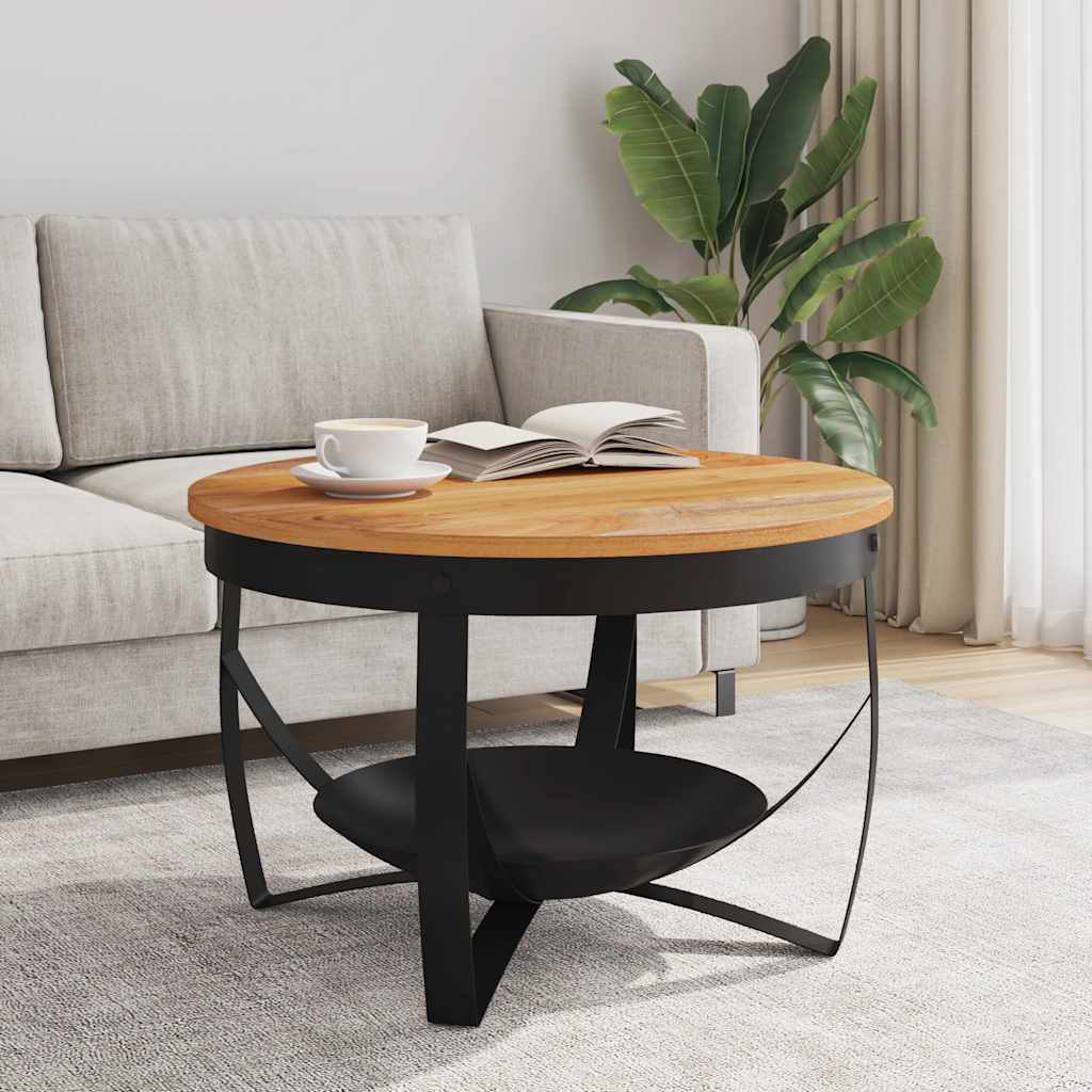 Stolić za kavu Ø 68 x 43 cm od masivnog bagremovog drva