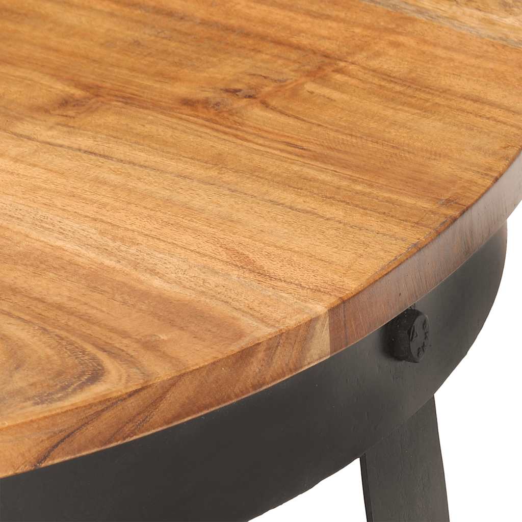 Stolić za kavu Ø 68 x 43 cm od masivnog bagremovog drva