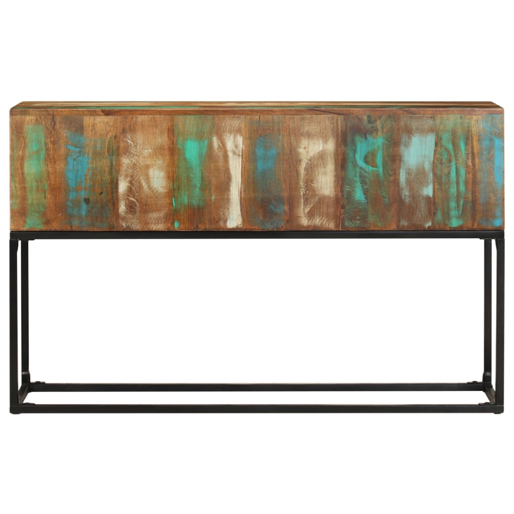 Konzolni stol 120 x 30 x 75 cm od masivnog obnovljenog drva
