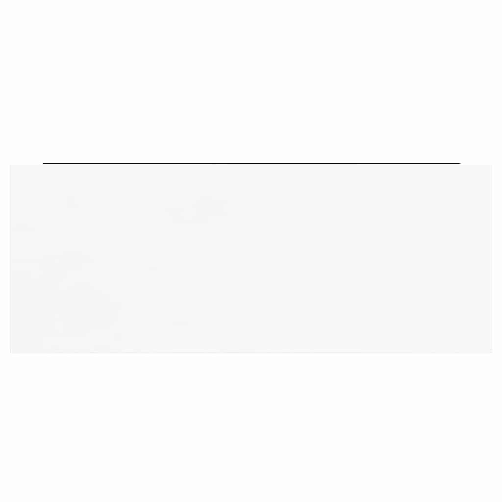 Plutajuće zidne police 4 kom sjajne bijele 60x23,5x3,8 cm MDF