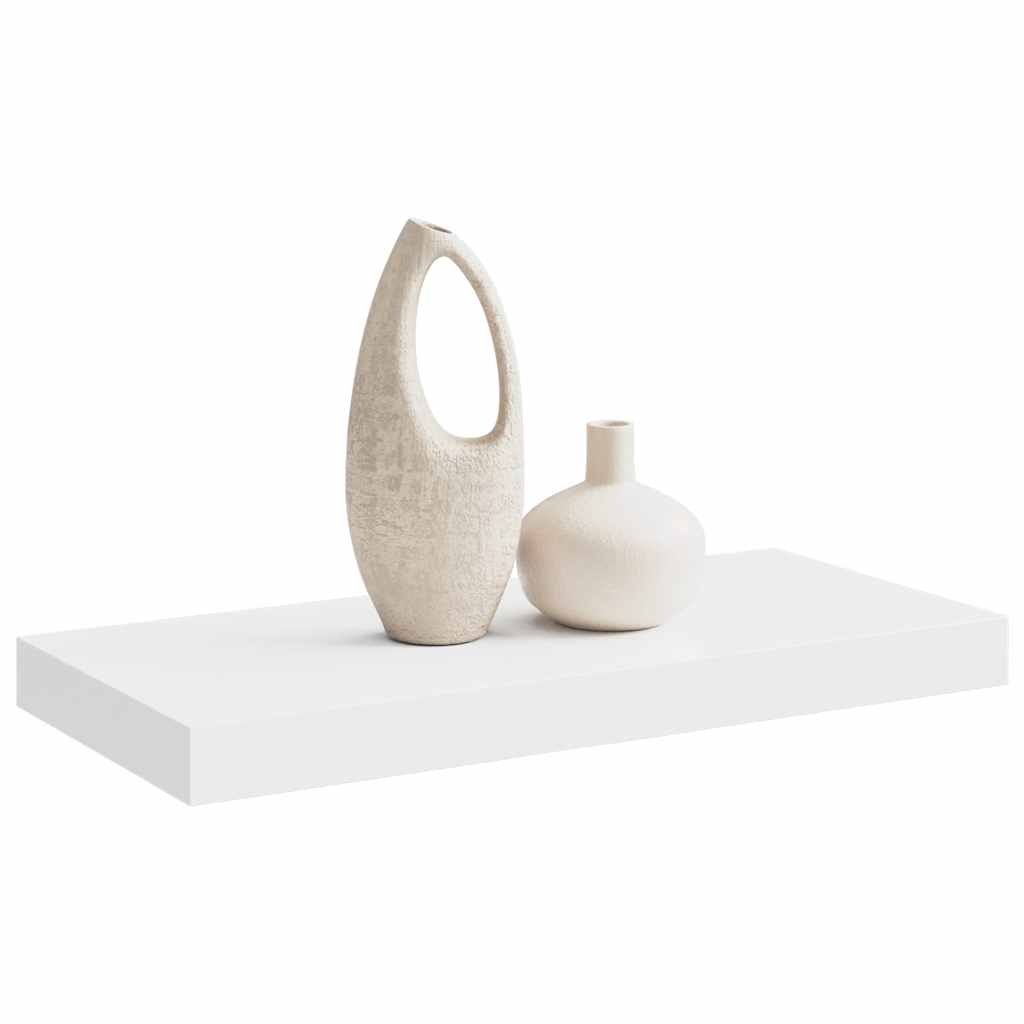 Plutajuća zidna polica bijela 50 x 23 x 3,8 cm MDF