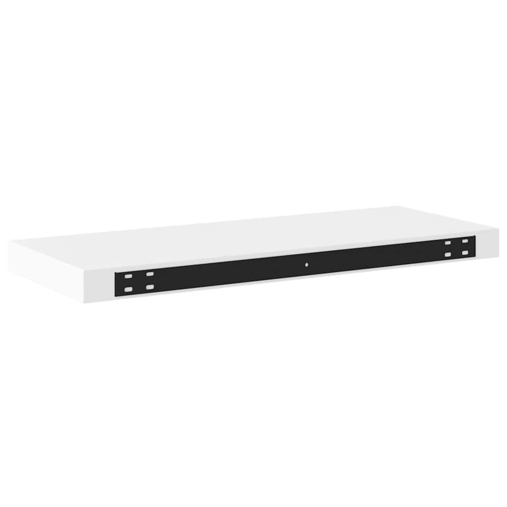 Plutajuća zidna polica bijela 60 x 23,5 x 3,8 cm MDF