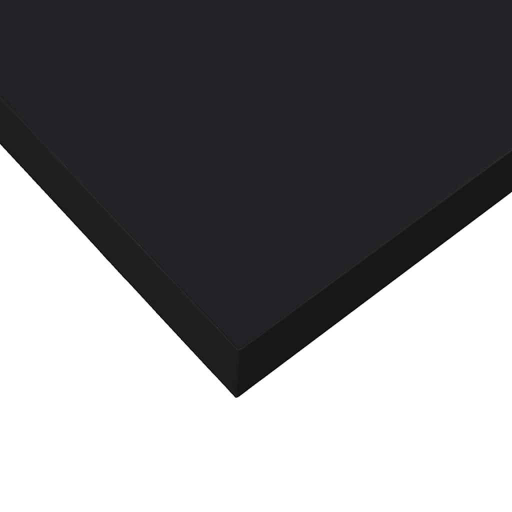 Plutajuća zidna polica crna 120 x 23,5 x 3,8 cm MDF