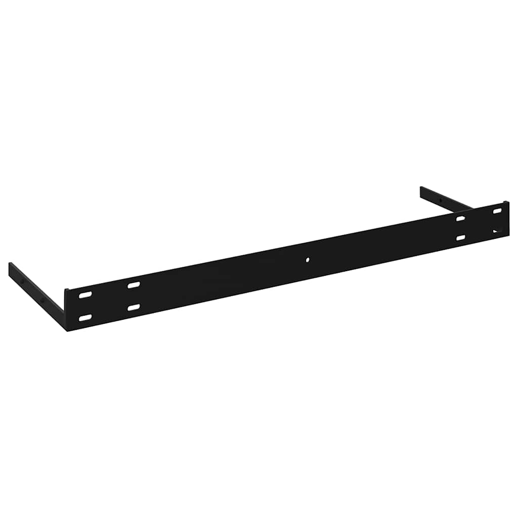 Plutajuće zidne police 4 kom sive 120 x 23,5 x 3,8 cm MDF