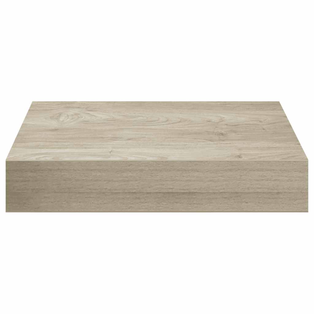 Plutajuća zidna polica boja hrasta 23 x 23,5 x 3,8 cm MDF