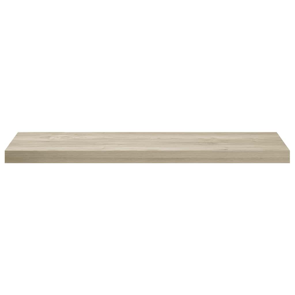 Plutajuća zidna polica boja hrasta 90 x 23,5 x 3,8 cm MDF