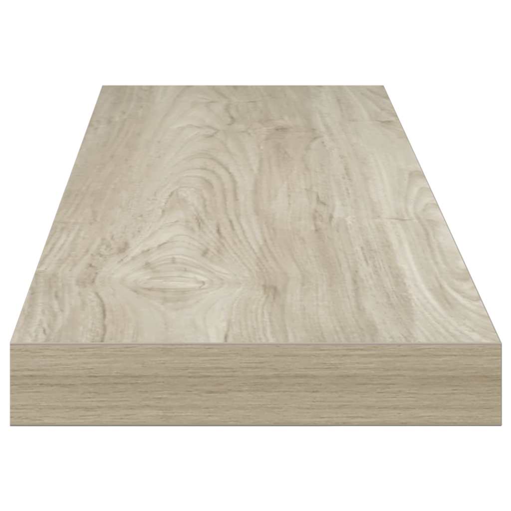 Plutajuće zidne police 4 kom boja hrasta 90 x 23,5 x 3,8 cm MDF