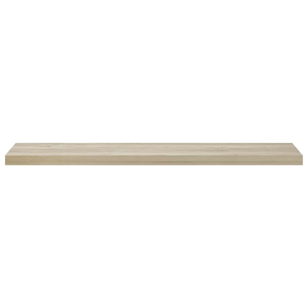 Plutajuća zidna polica boja hrasta 120 x 23,5 x 3,8 cm MDF