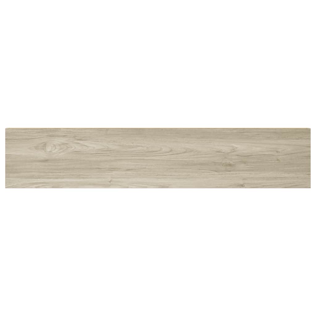 Plutajuća zidna polica boja hrasta 120 x 23,5 x 3,8 cm MDF