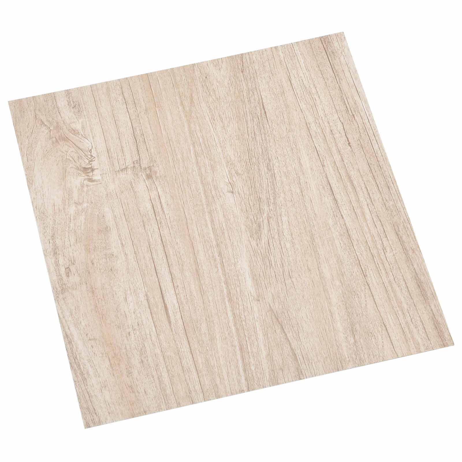 Podne daske 5,11 m² 55 pcs PVC Bijela i drvena boja