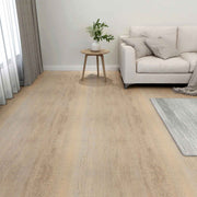 Podne daske 5,11 m² 55 pcs PVC Svijetlo siva, Tamno smeđa