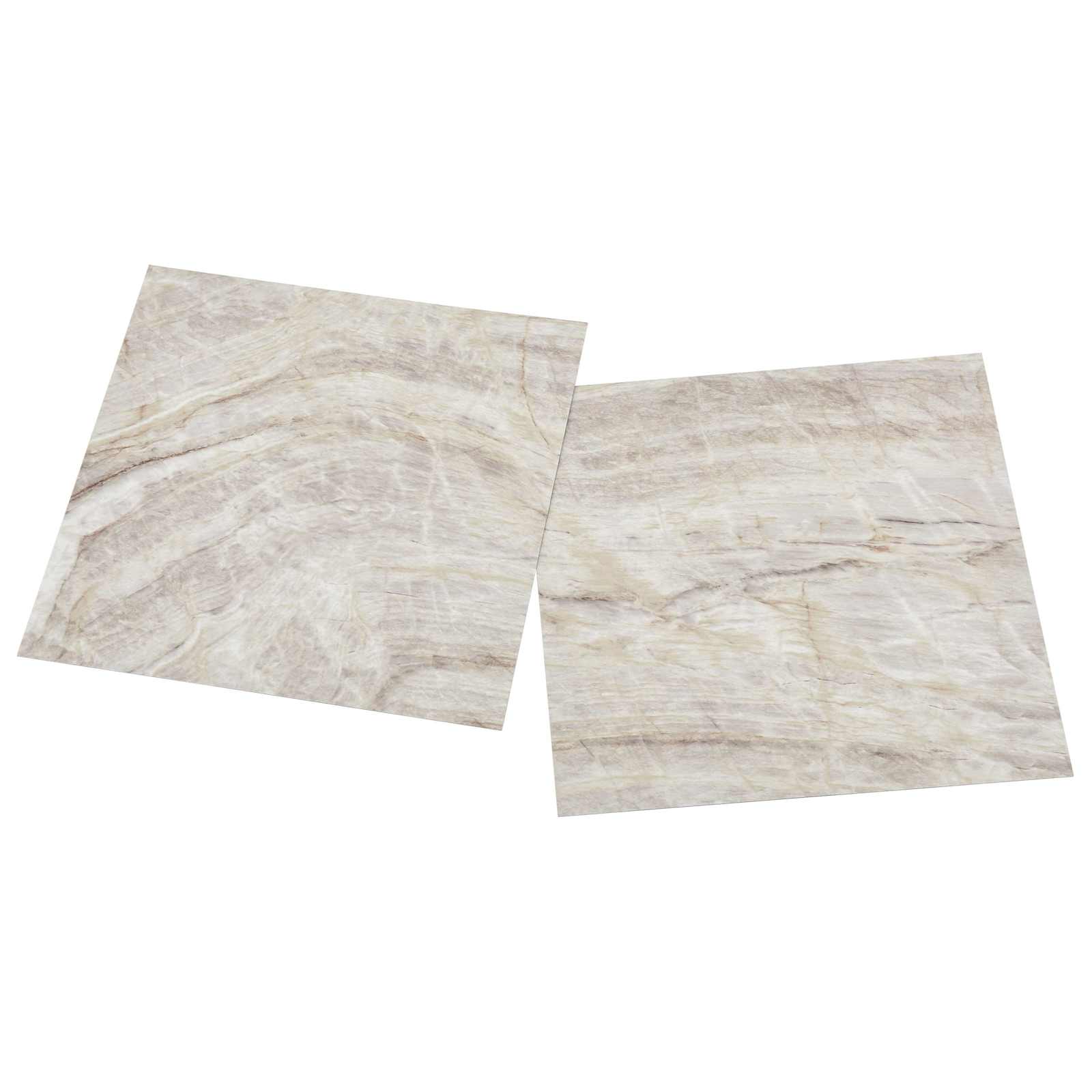 Podne daske 5,11 m² 55 pcs PVC Smeđa i bež