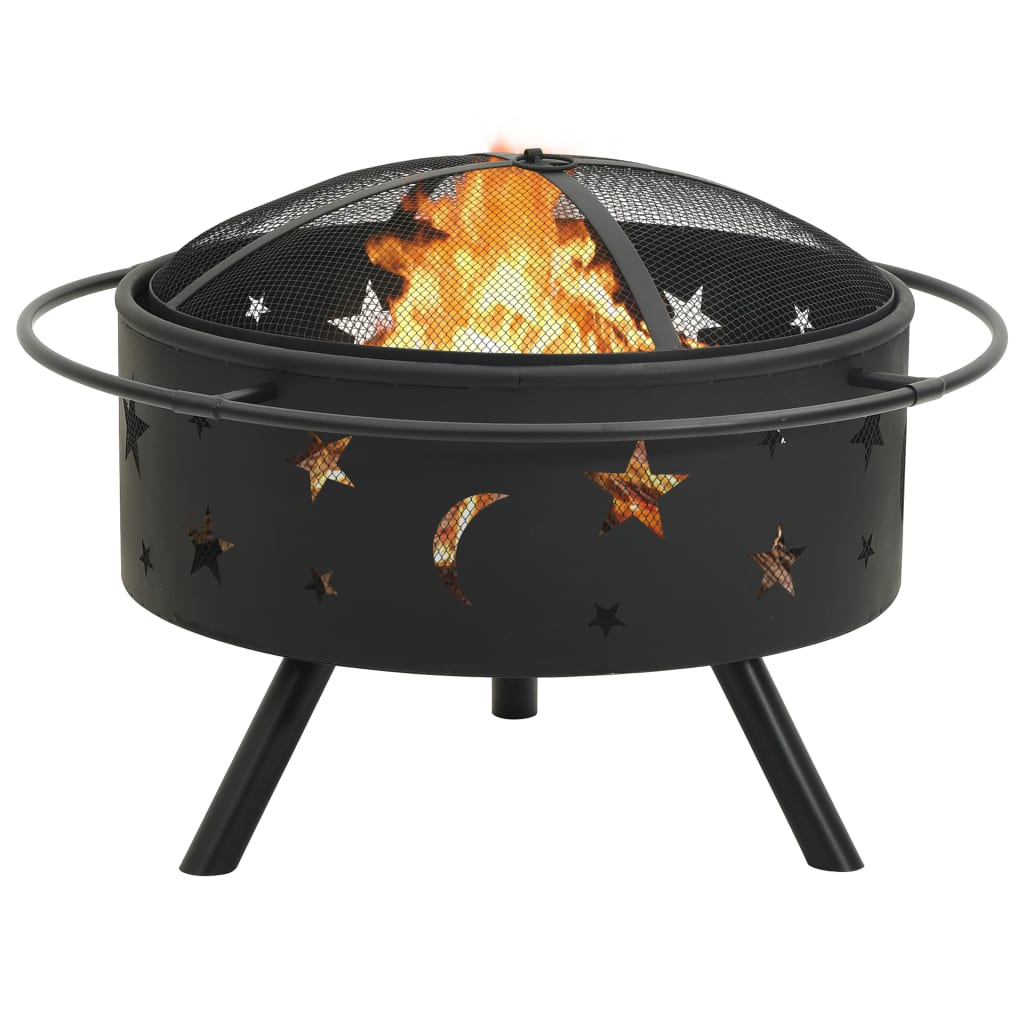 Posuda za vatru sa žaračem 76 cm XXL čelična