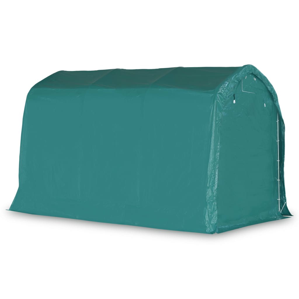 Garažni šator PVC 2,4 x 3,6 m zeleni