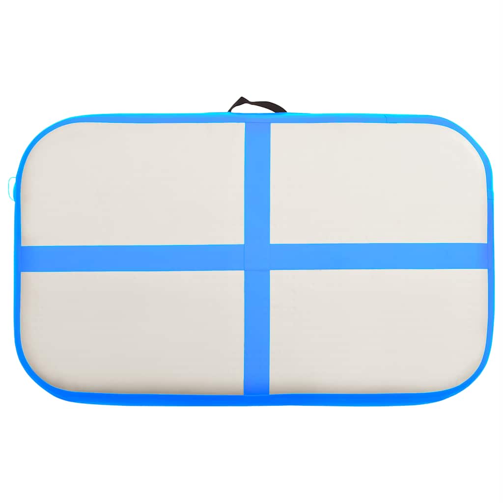 Strunjača na napuhavanje s crpkom 60 x 100 x 10 cm PVC plava