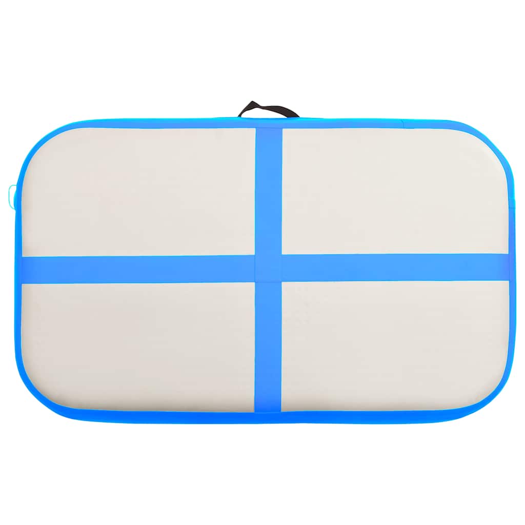 Strunjača na napuhavanje s crpkom 60 x 100 x 15 cm PVC plava
