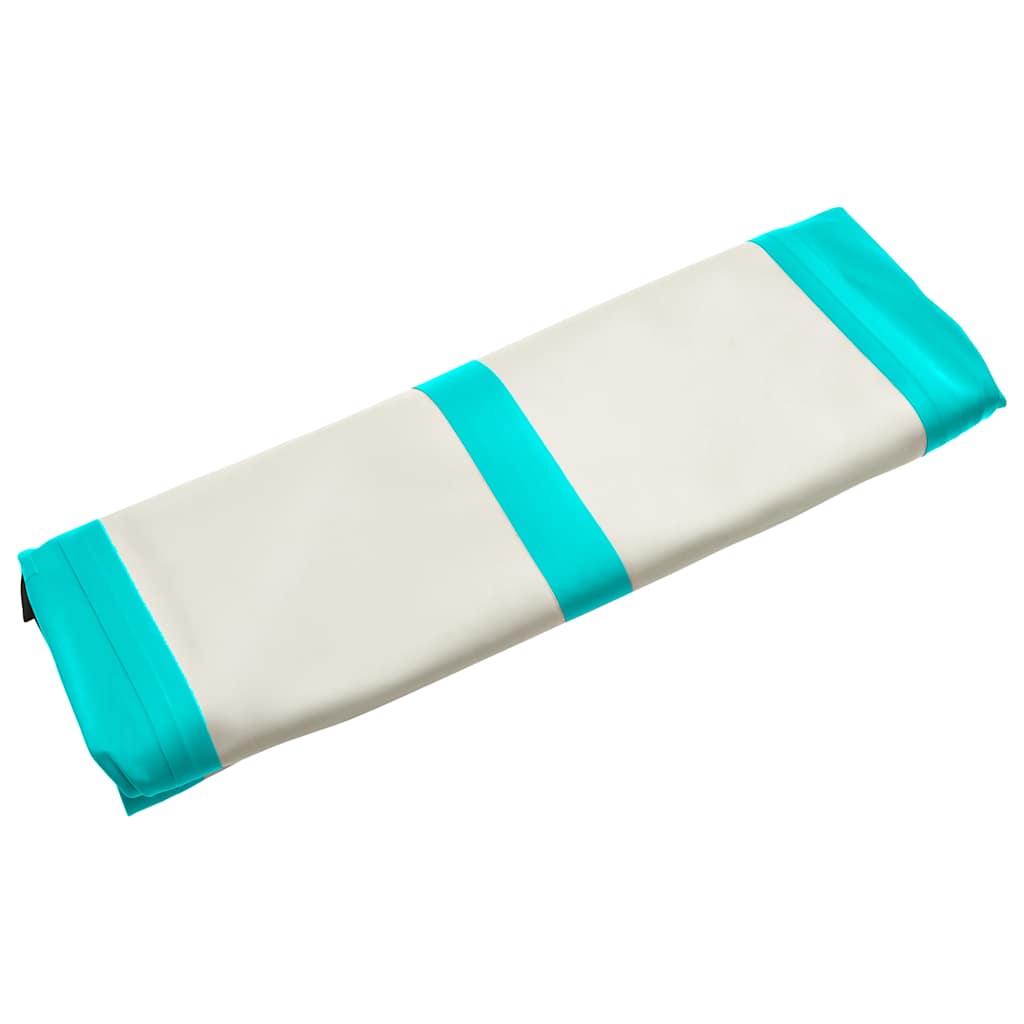 Strunjača na napuhavanje s crpkom 60 x 100 x 20 cm PVC zelena
