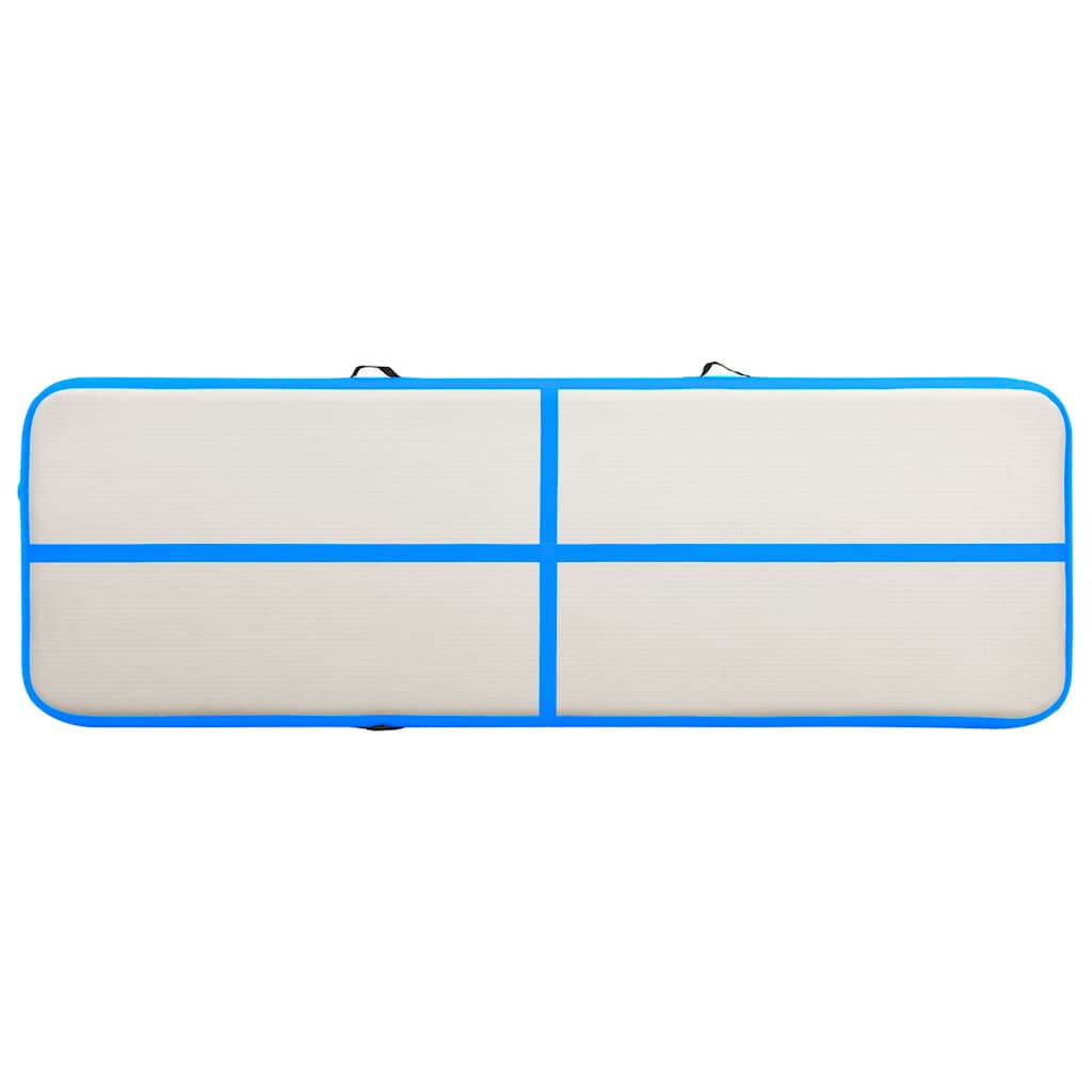 Strunjača na napuhavanje s crpkom 400 x 100 x 15 cm PVC plava