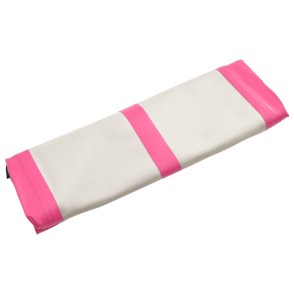 Strunjača na napuhavanje s crpkom 700 x 100 x 15 cm PVC roza